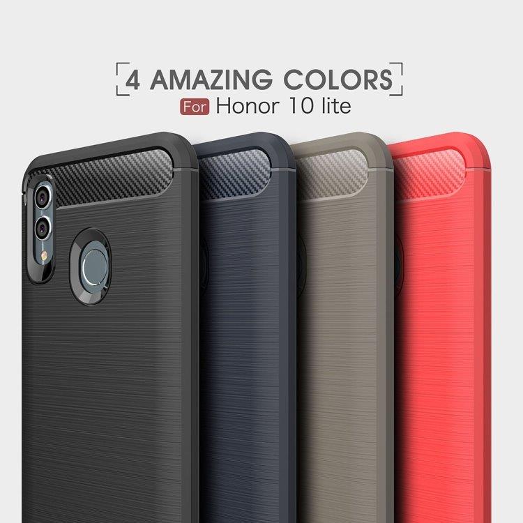 Gråt Cover i TPU plast for Huawei Honor 10 Lite / P Smart 2019
