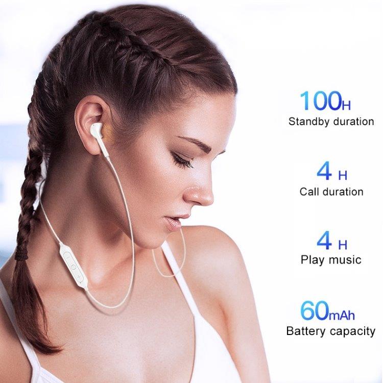 TOTUDESIGN Bluetooth 4.1 Sportshøretelefoner - Hvide