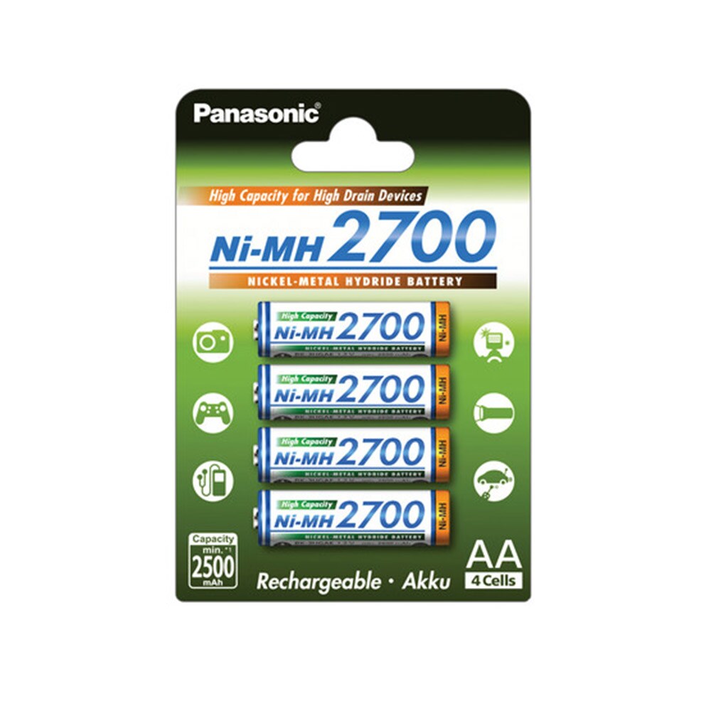 Panasonic High Capacity Ni-MH AA 4-pak