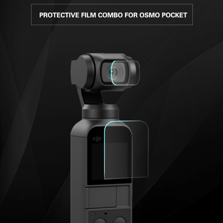 Linsebeskyttelse & Skærmbeskyttelse DJI OSMO Pocket Gimbal - 4 Dele
