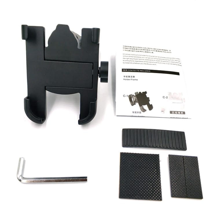 Mobilholder Motorcykel - 6-10 cm ALU