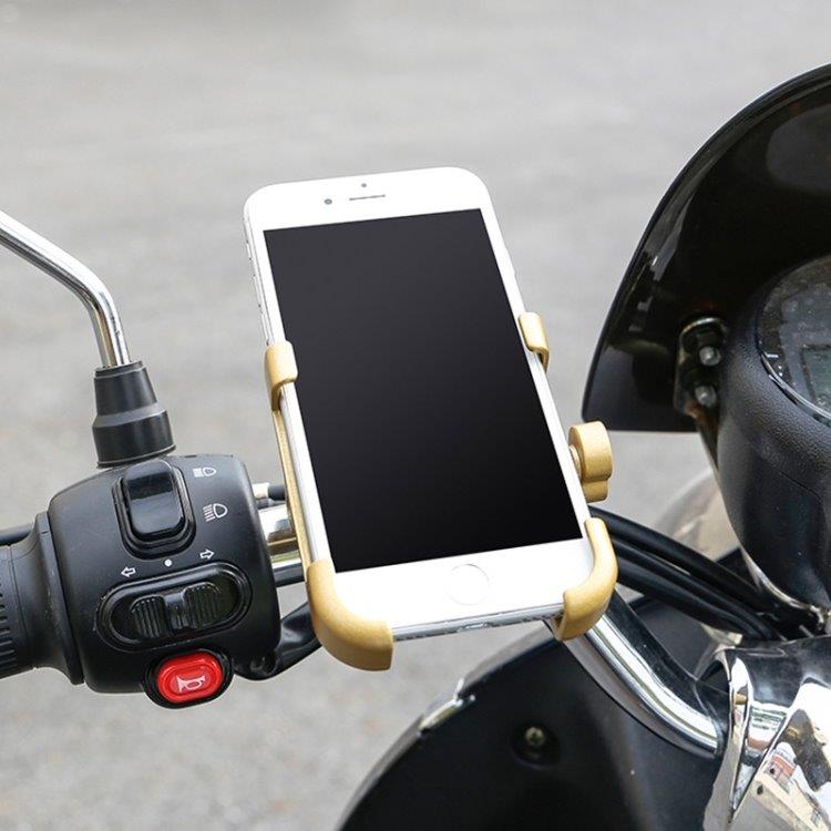 Mobilholder Motorcykel - 6-10 cm ALU