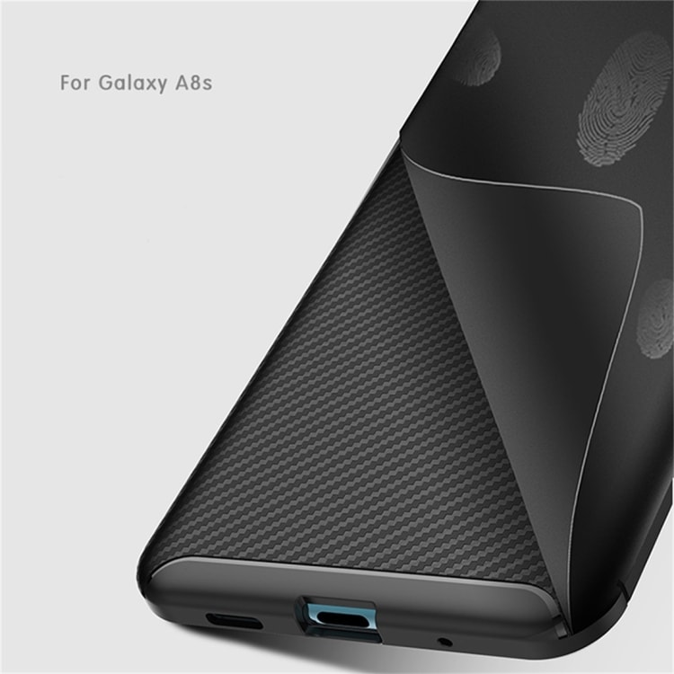 Cover Shockproof Carbonfiber Galaxy A8s