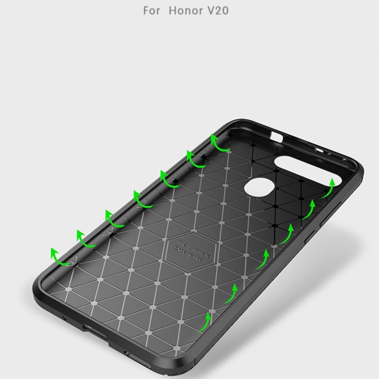 Cover Shockproof Carbonfiber Huawei Honor V20
