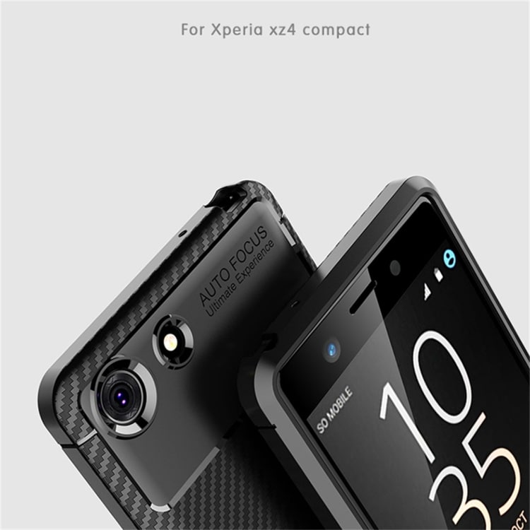 Cover Shockproof Carbonfiber Sony Xperia XZ4 Compact