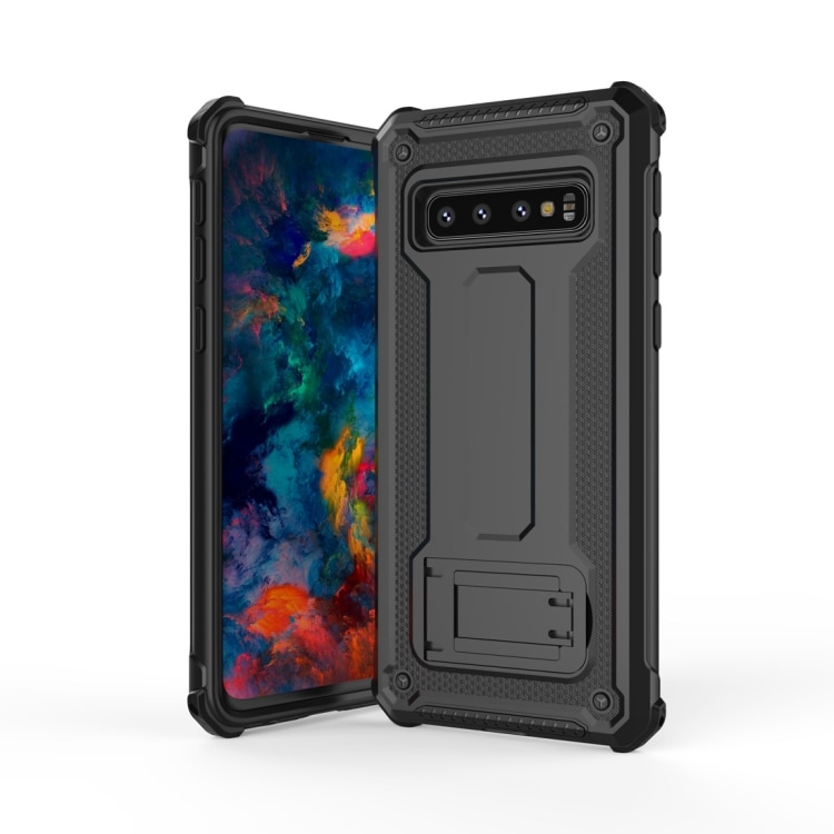 Ultratyndt Armor Cover med Holder Galaxy S10
