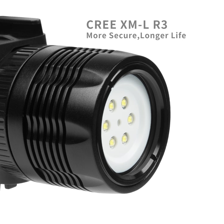 Undervandslampe LED GoPro HERO7 /6 /5 1500 Lumens 60 m