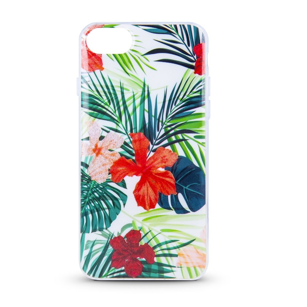 Cover Tropiske Blomster - Samsung A6 Plus 2018