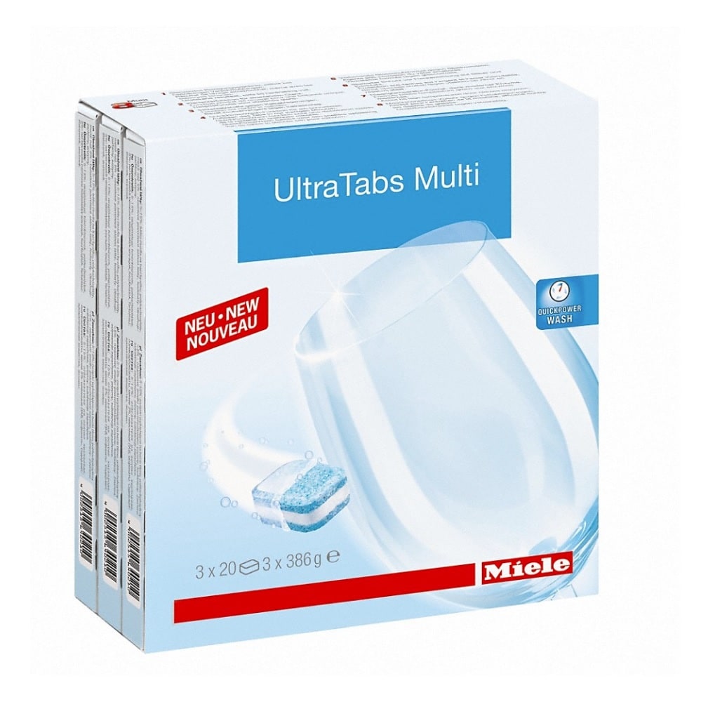 Miele Opvaskemaskine Tabletter ULTRA 3 x 20 stk.