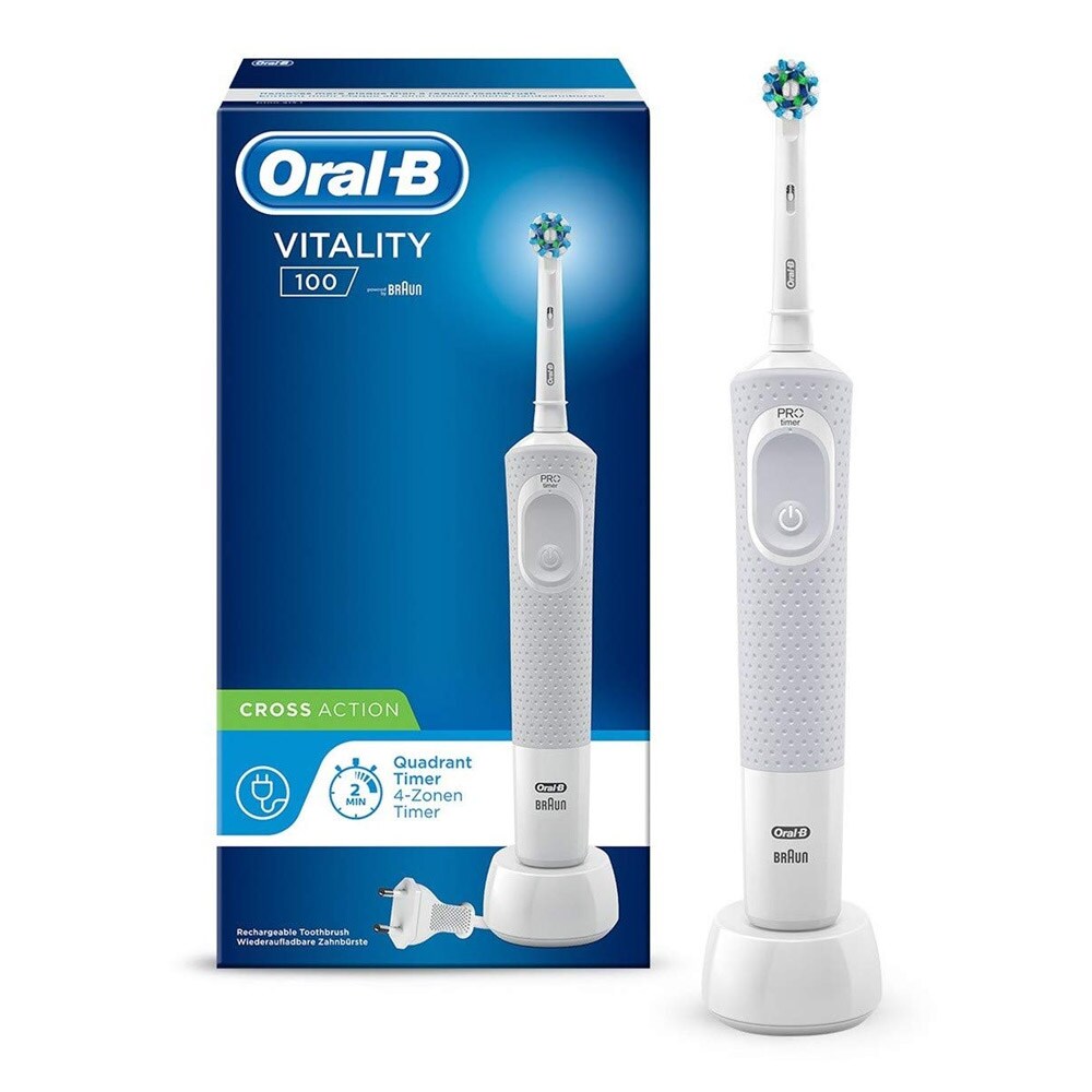 Oral-B Vitality 100 Cross Action - Hvid