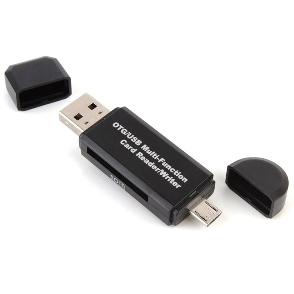 2i1 Memorycardlæser USB/MicroUSB