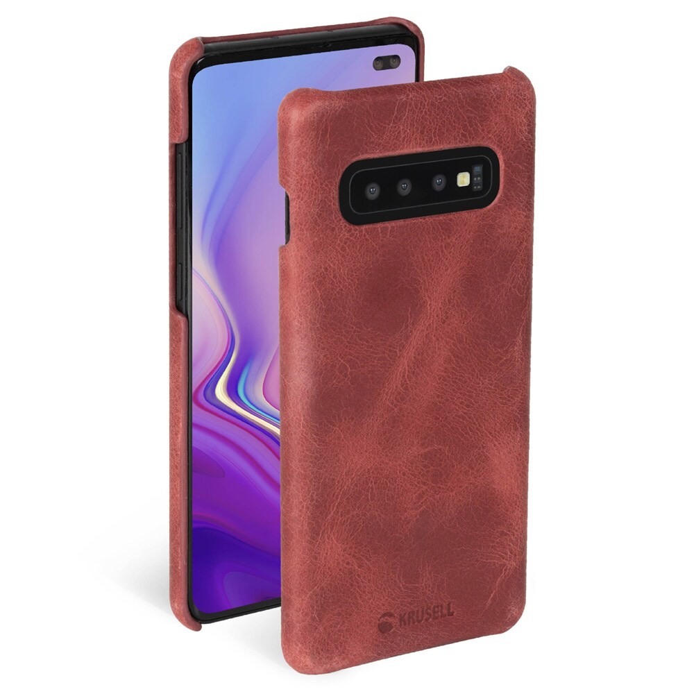 Krusell Sunne Cover Samsung Galaxy S10+ Rød