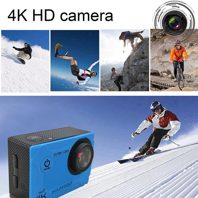 Sport Kamera med Vandtæt foderal - 4K WiFi