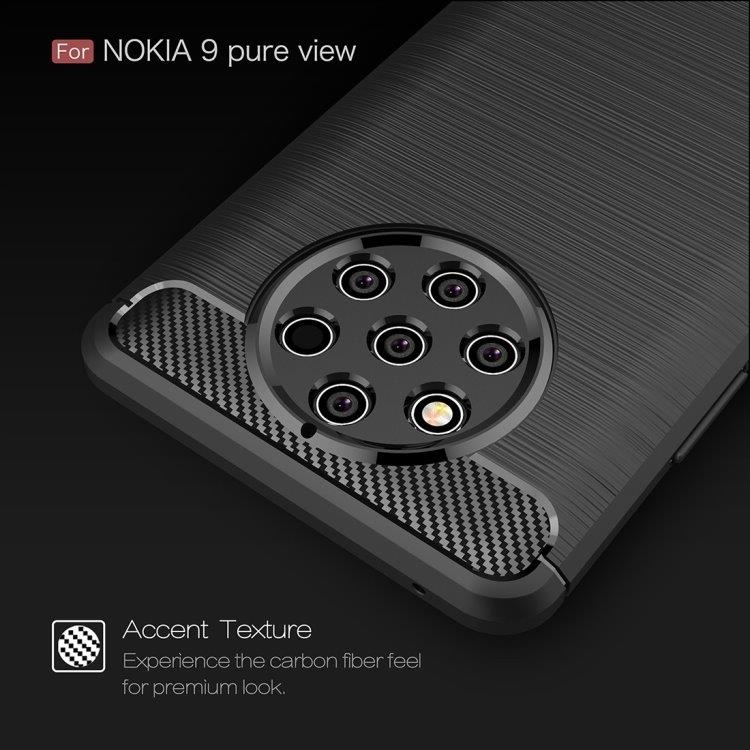 Mobilcover Carbon Fiber Nokia 9 Pure View