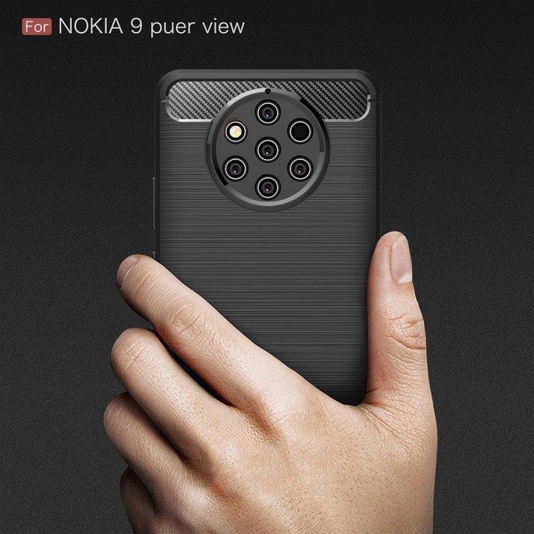 Mobilcover Carbon Fiber Nokia 9 Pure View