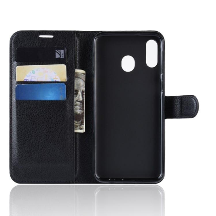 Flipfoderal med holder & Kreditkort Samsung Galaxy M20