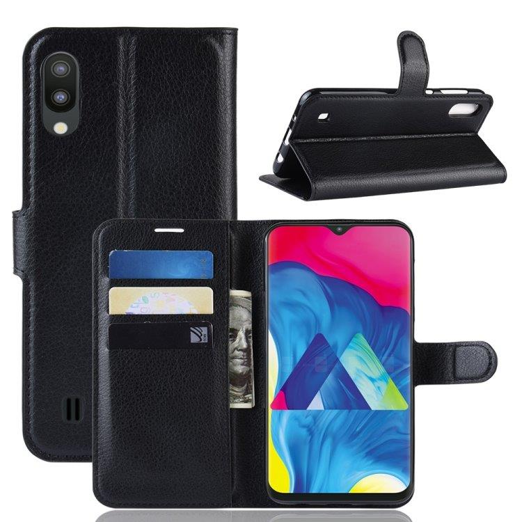 Flipfoderal med holder & Kreditkort Samsung Galaxy M10