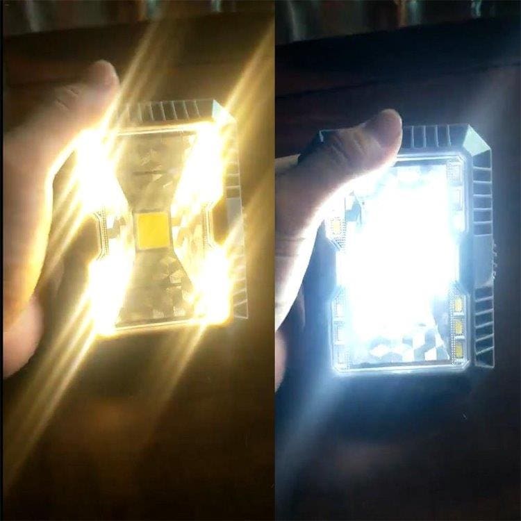 LED Projektør Solcellebelysning