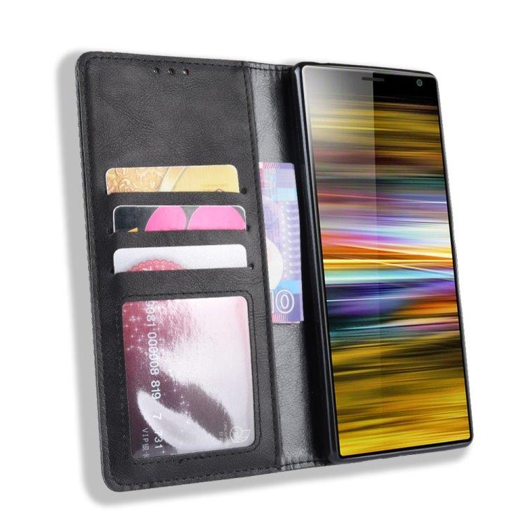 Tegnebogsfoderal til Sony Xperia 10 med magnetcover