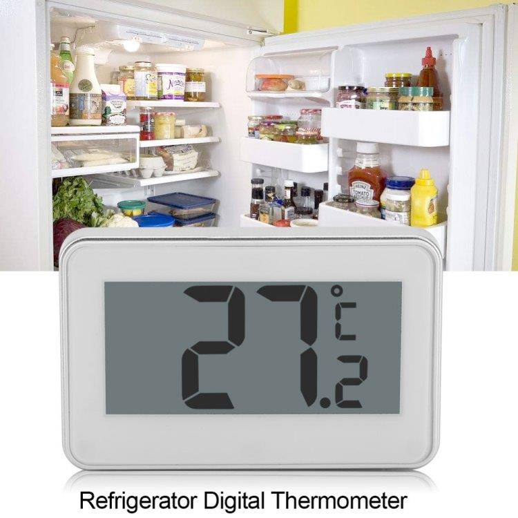 Køleskabstermometer med stort LCD-display