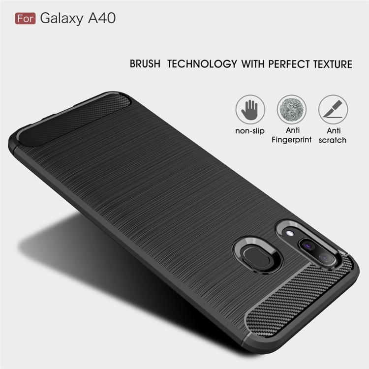 Mobilcover Carbon Fiber Samsung Galaxy A40