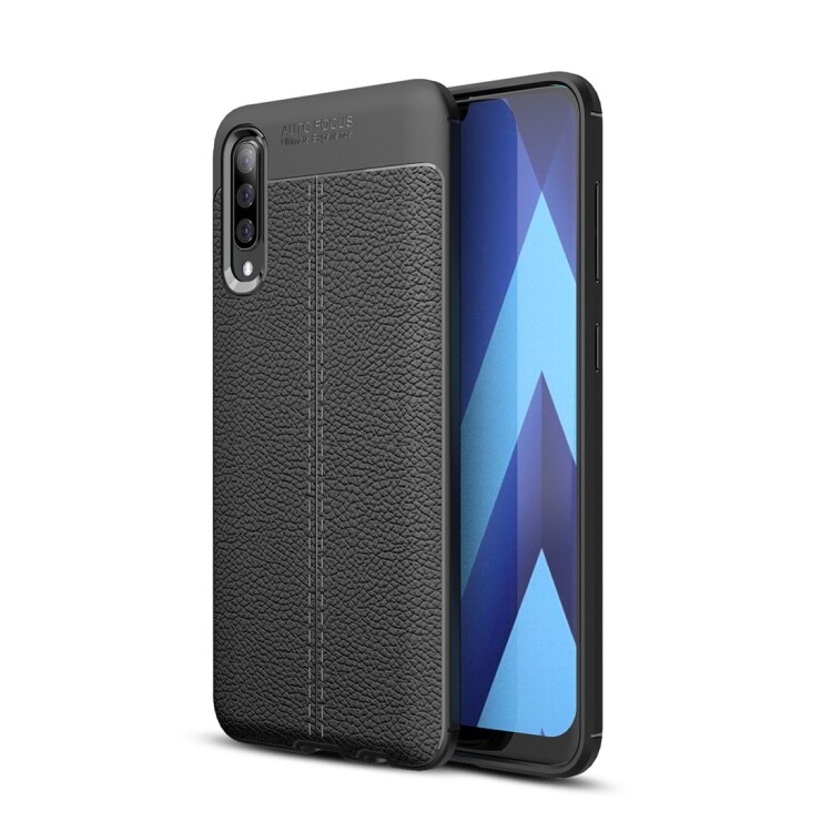 Cover Leather-Look Galaxy A50 (Black)