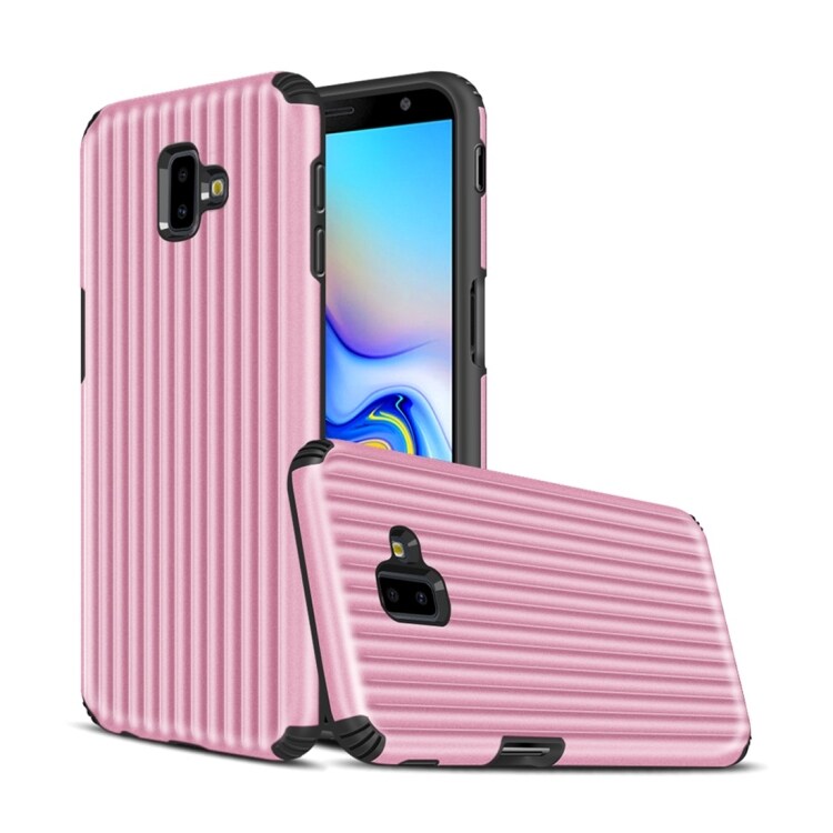 Mobilcover Kuffert Galaxy J6 Plus (Pink)