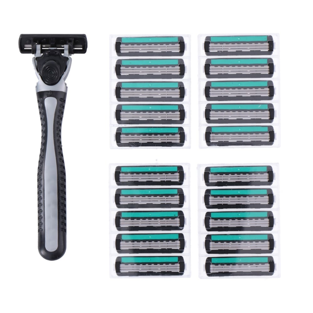 Premium engangsskrabere Mr 21st - glat barbering, ergonomisk greb