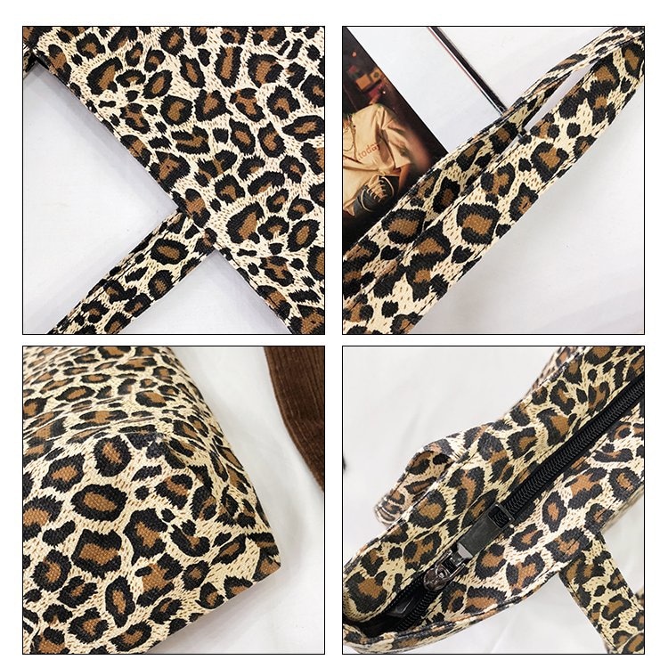 Stofpose med Leopardtryk