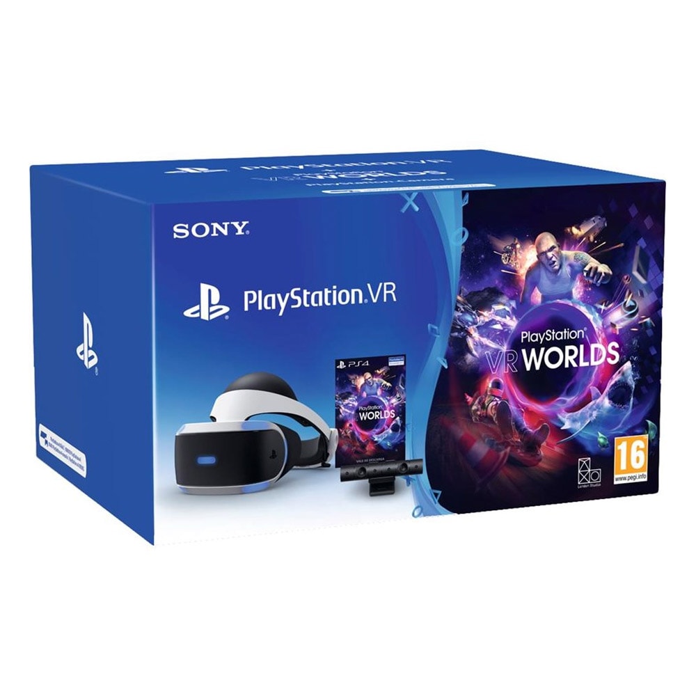 Sony Playstation 4 VR (inkl. Camera V2) + VR Worlds