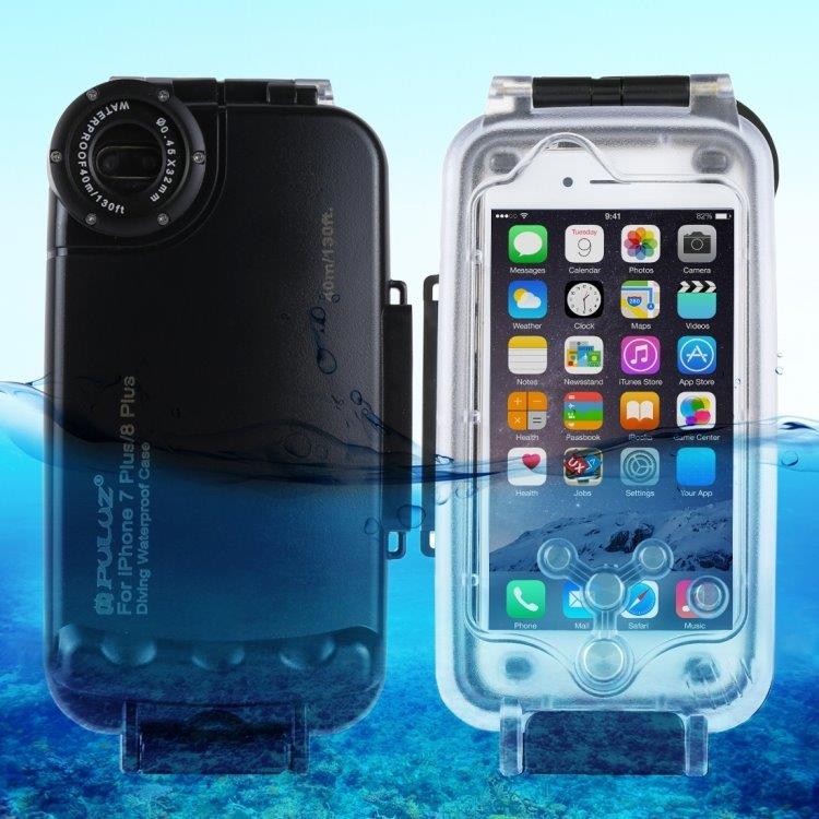 Undervandsetui 40Meter iPhone 8 Plus & 7 Plus