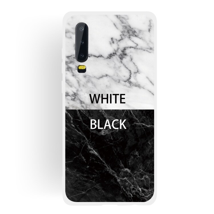 Marmorcover Black/White Huawei P30