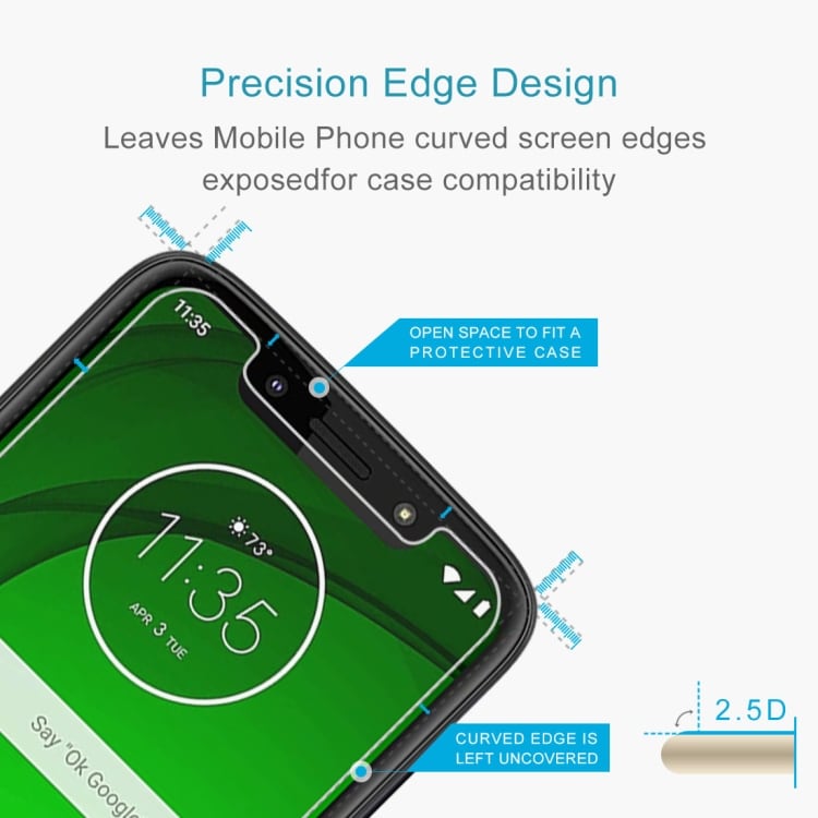 Hærdet skærmskåner i glas til Motorola Moto G7 Play