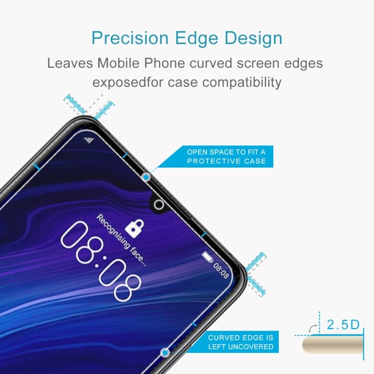 Hærdet skærmskåner i glas til Huawei P30