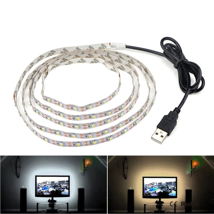 LED-kæde for Baggrundsbelysning til TV - 3m
