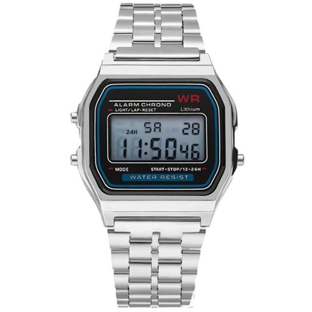 Classic  Quartz LED Digitalt Herreur