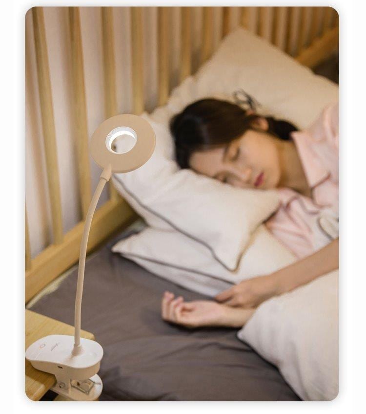 Trådløs dimmerbar Led Lampe med klemme - Opladelig