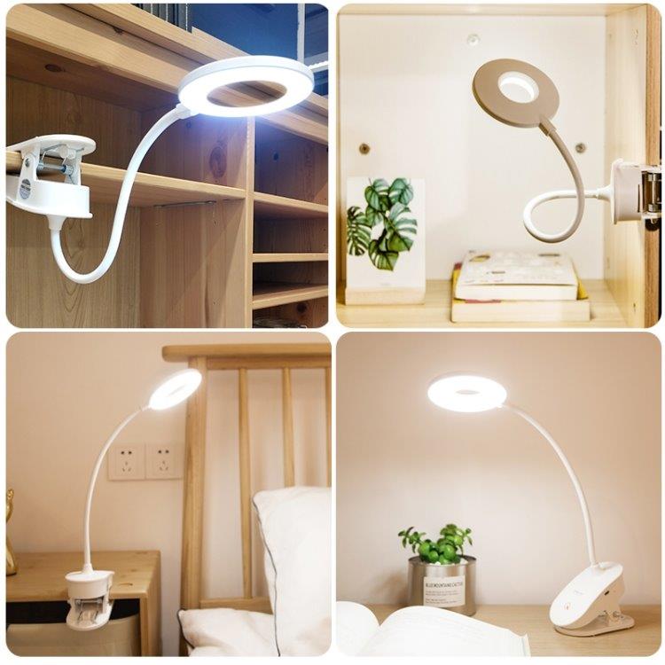 Trådløs dimmerbar Led Lampe med klemme - Opladelig