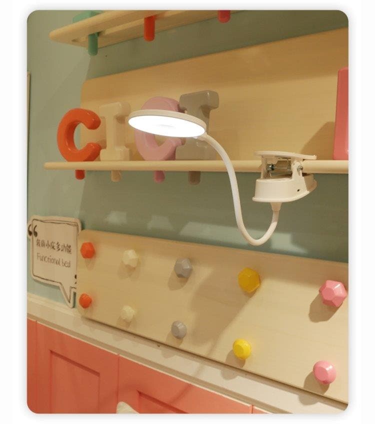 Trådløs dimmerbar Led Lampe med klemme - Opladelig