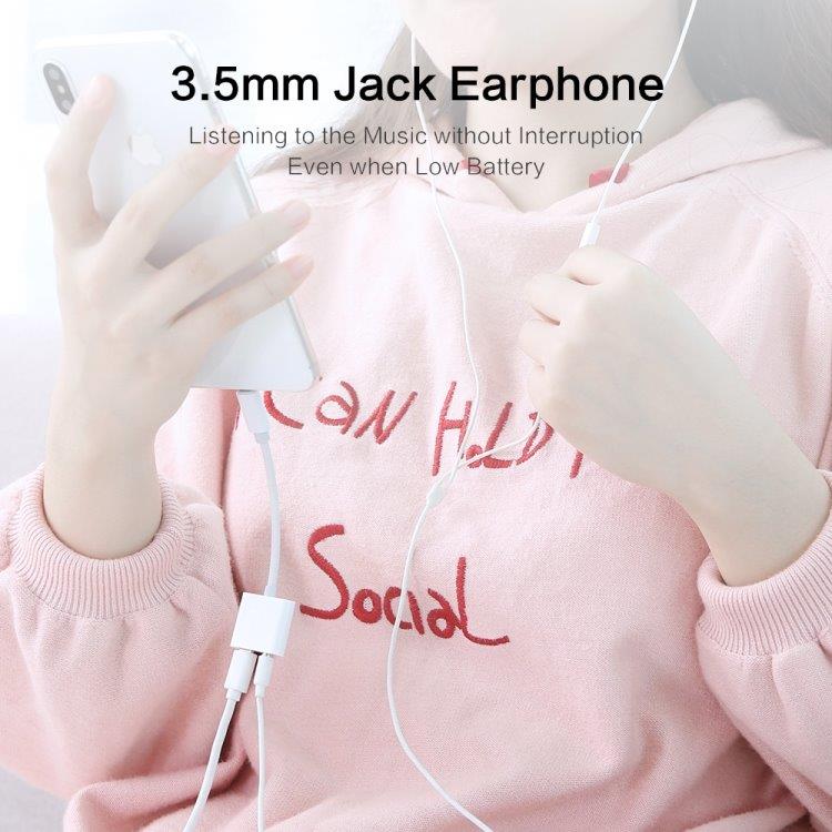 iPhone Adapter Opladning / headset & 3,5mm