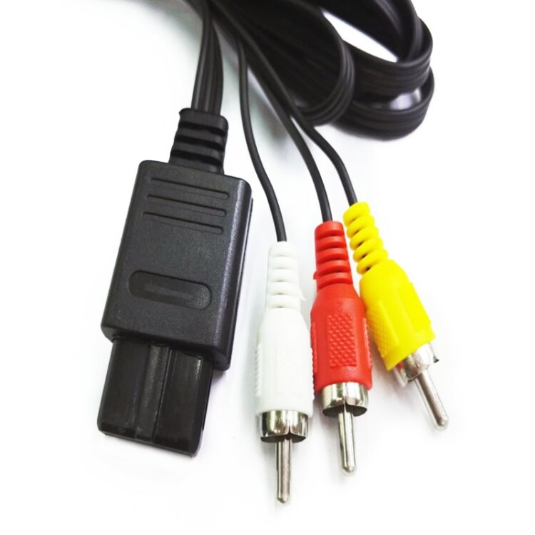 Videokabel / AV-kabel 1,8 meter - kompatibelt med Nintendo 64 og GameCube