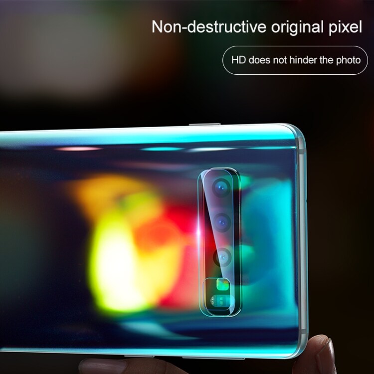 Hærdet skærmskåner i glas til bageste Kameralinse Samsung Galaxy S10 Plus