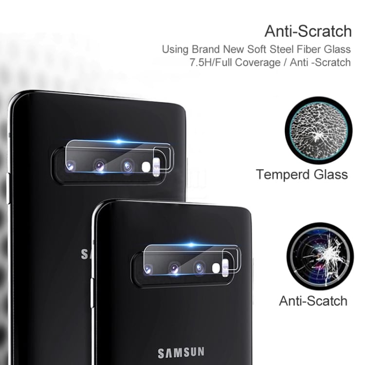 Hærdet skærmskåner i glas til bageste Kameralinse Samsung Galaxy S10