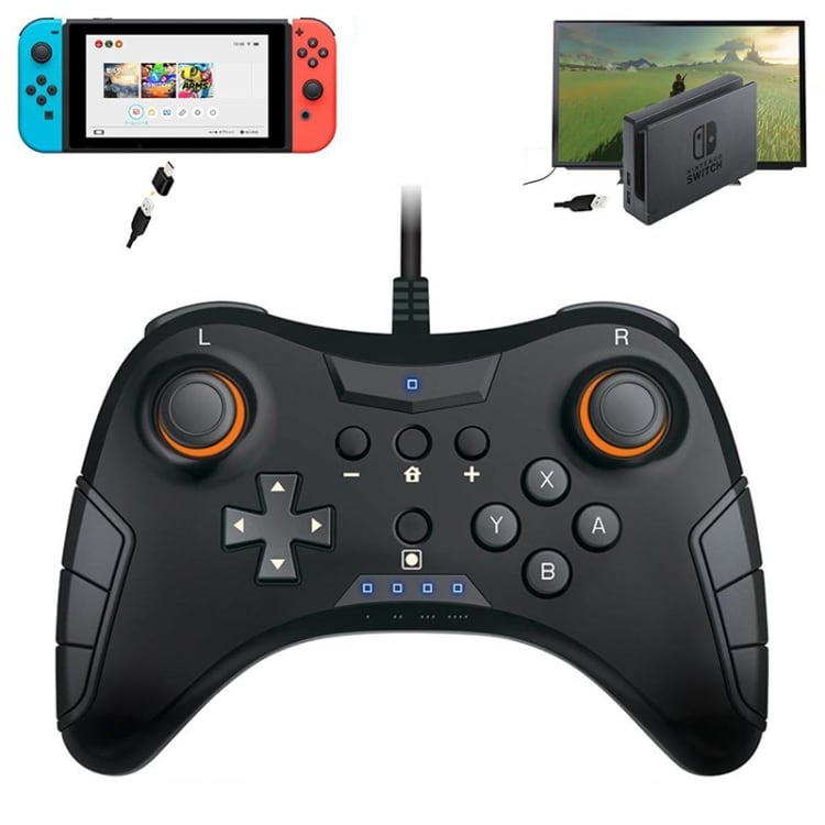 Håndkontrol / Gamepad 2i1 Nintendo Switch Pro