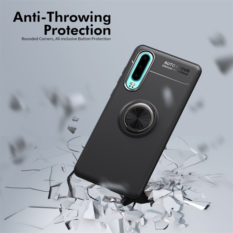 lenuo Shockproof Cover Huawei P30 med usynlig holder