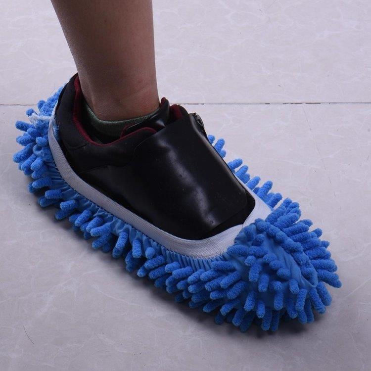Gulvmoppe-Sko - Rengør gulvet med en dans