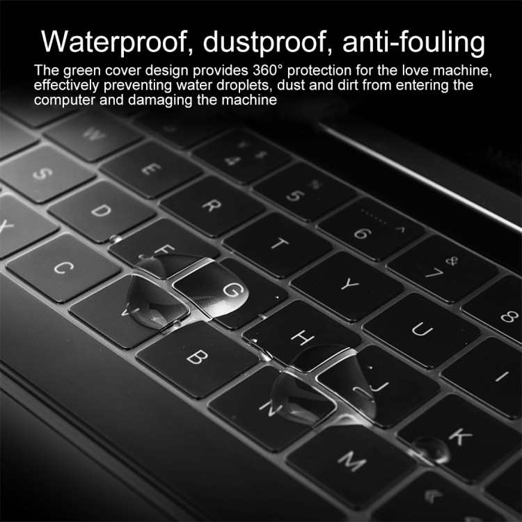 Transparent Tastaturskåner MacBook Pro 13 / 15 med Touch
