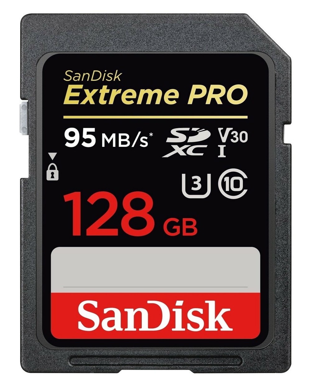 128GB SanDisk Extreme Pro SDXC Class 10 UHS-I U3 V30 95/90MB/s