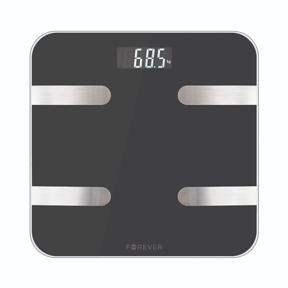 Forever AS-100 Bluetooth Personvægt Sort