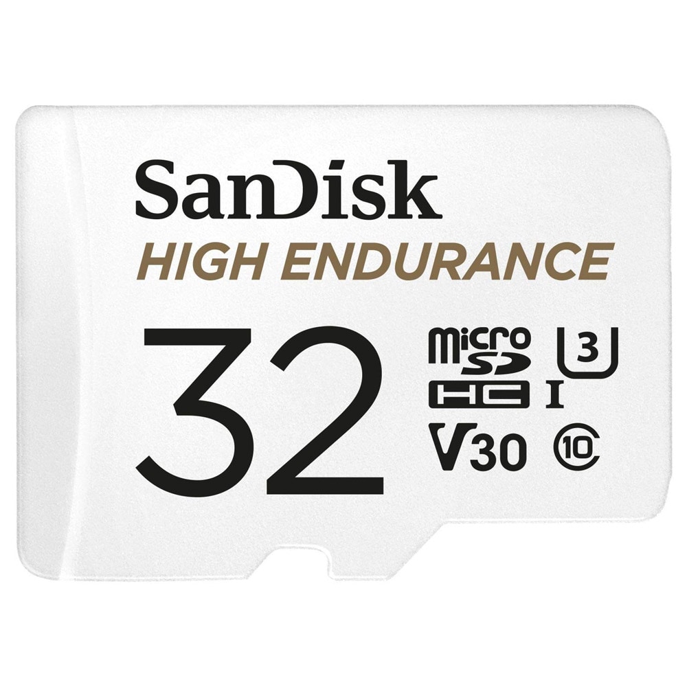 32GB SanDisk High Endurance microSDHC Class 10 UHS-I U3 V30